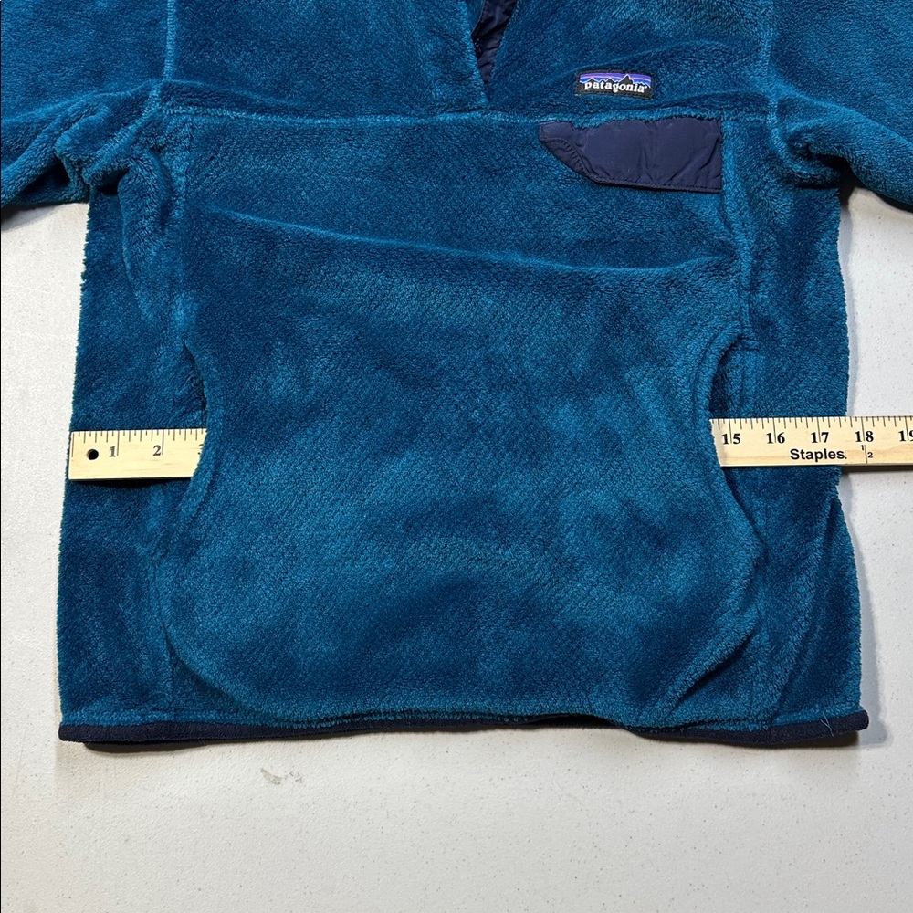 Patagonia Women’s Deep Teal Fleece Snap Pullover Snap T - Small - Picture 10 of 12
